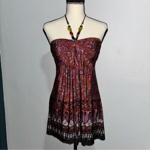 Forever 21 Halter Paisley Dress